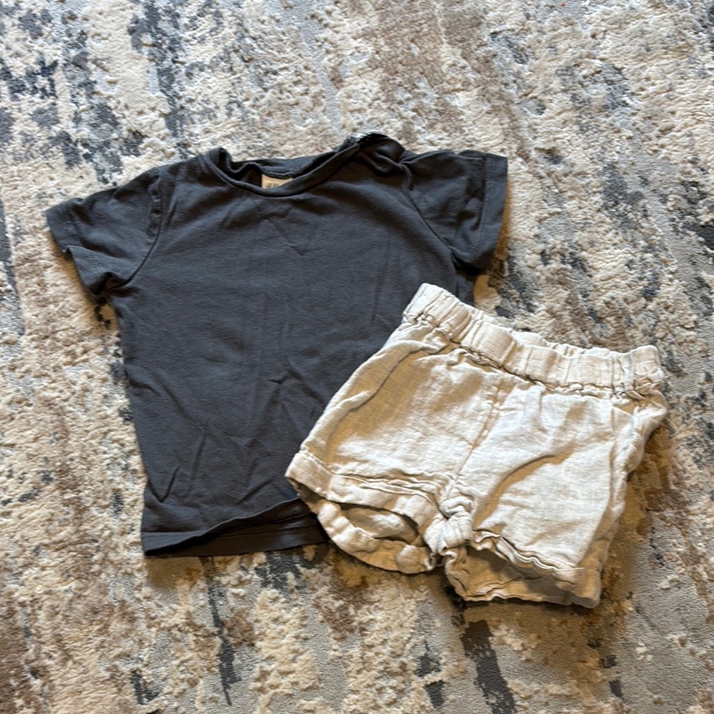 H&M Kids Matching Set - Black and Cream